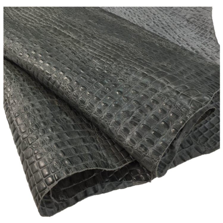 Avetcoinc.com-Oltu Cow Leather Embossed-Charcoal Gray(2)