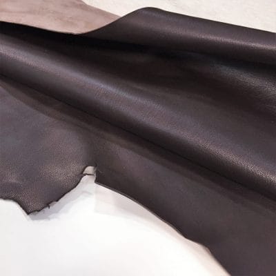The Goatskin leather comes in a smooth finish that is very eye-catching, especially with the must-have authentic colors. The texture of the skin is silky smooth. This durable leather ranges from dark neutral colors, which can be used to create many different looks.