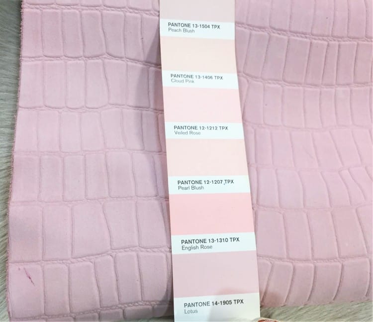 Klips- Pink Powder-Cow Leather Embossed-Avetco