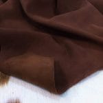 The Lambskin Nubuck Leather Collection is a luxurious soft velvet 2oz leather with an average hide size of 6-8 sq. ft. It's perfect for various items such as apparel, handbags, and accessories.