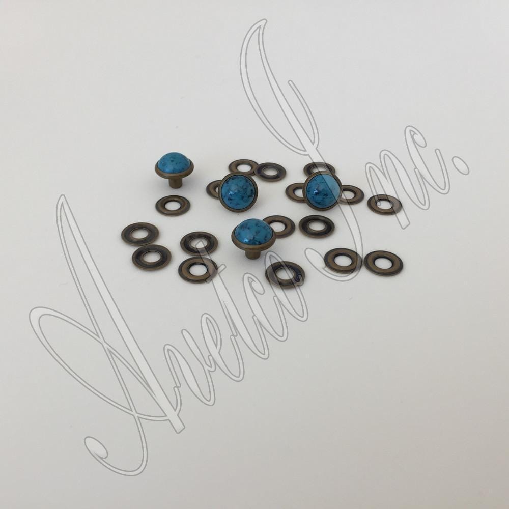 antiquebrass – turquoise