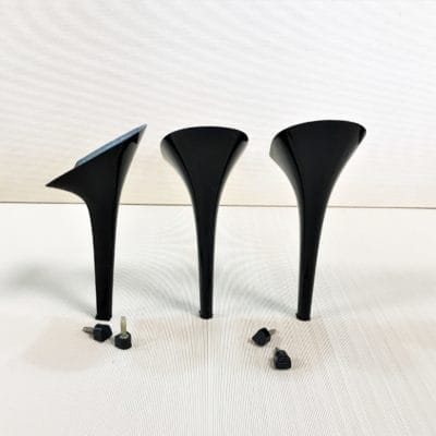 TPU #827 High Heels with Heel Tips 5"- 5 Pairs