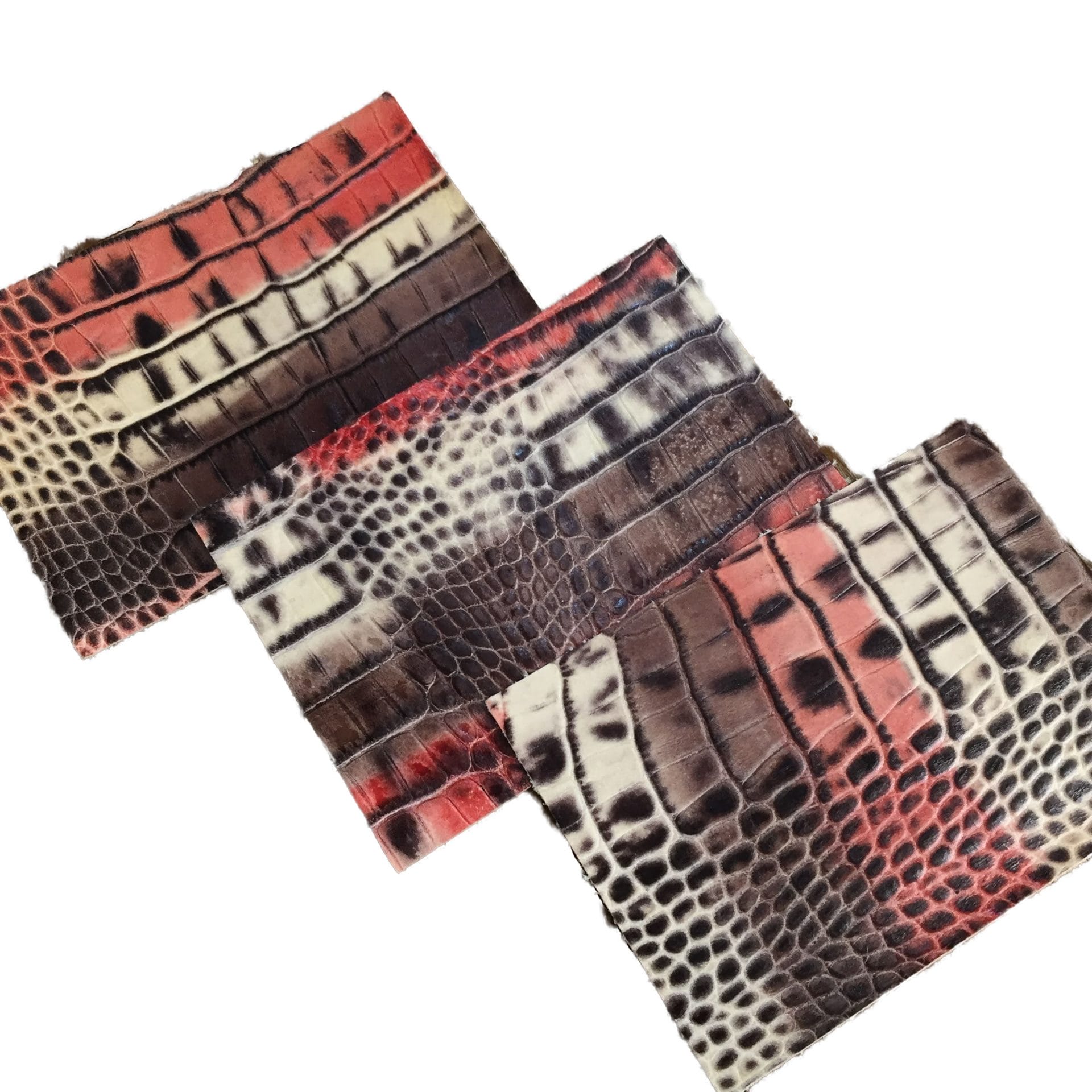 Avetco Inc-Alligator Belly Embossed 3oz Cow Leather Panel 4 x 6 (11)