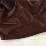 LOX BITTER CHOCOLATE Lambskin | Avetco Leather Hides and Eva Foam The LOX Collection is a traditional leather style made from Top Grain Lambskin hide, colored with transparent dyes that highlight the natural blemishes, maintaining its raw and rich look.
