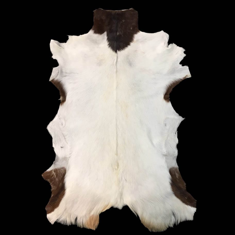 Hair On Goat Hides Natural White | Avetco Leather