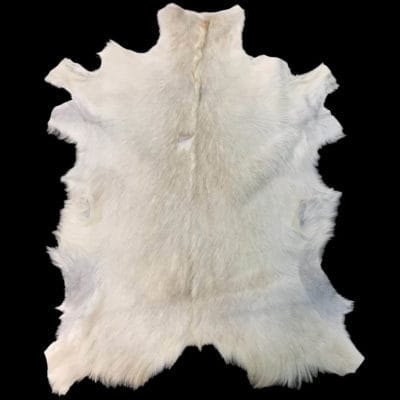 Hair On Goat Hide #3 - Natural White
