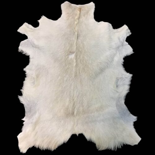 Hair On Goat Hide #3 - Natural White
