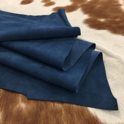 Cow Suede Leather 3 oz Legion Blue