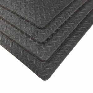 Interlocking puzzle mat tiles are made from premium-grade, high-density EVA foam rubber. These tiles are thick and textured, providing softness, safety, and durability. These colorful mats are double-sided, reversible, and interchangeable, creating a checkered pattern with the two colors of your choice. If you change your mind, the mats can easily be flipped over to the other colors creating a whole new atmosphere. They are perfect for a children’s playroom, gym fitness, dance, yoga, martial arts, sound control, and much more.