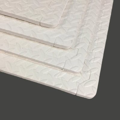 Interlocking puzzle mat tiles are made from premium-grade, high-density EVA foam rubber. These tiles are thick and textured, providing softness, safety, and durability. These colorful mats are double-sided, reversible, and interchangeable, creating a checkered pattern with the two colors of your choice. If you change your mind, the mats can easily be flipped over to the other colors creating a whole new atmosphere. They are perfect for a children’s playroom, gym fitness, dance, yoga, martial arts, sound control, and much more.