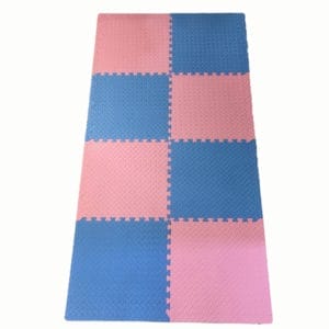 Interlocking puzzle mat tiles are premium grade high-density EVA foam rubber. Perfect for children’s playroom, gym fitness, dance, yoga, martial arts, and much more.