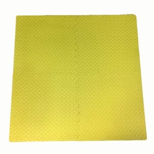 Interlocking puzzle mat tiles are premium grade high-density EVA foam rubber. Perfect for children’s playroom, gym fitness, dance, yoga, martial arts, and much more.