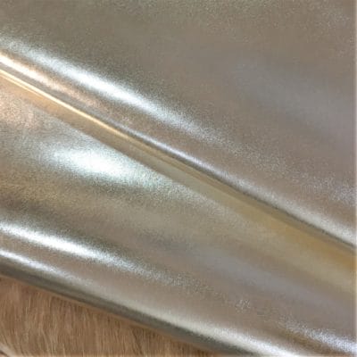 Metallic Goatskin Leather Gold 2 oz