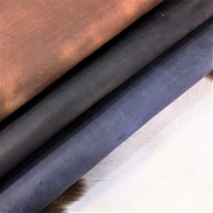 Full grain Crazy Horse leather hide with oil wax finish-Avetco