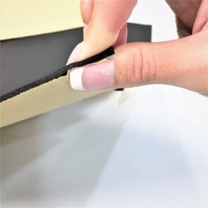 0.12″ | 3mm E200 Black Self Adhesive Eva Foam closed cell Hardness 20-25° Shore C What is EVA Foam? Eva Foam consists of Ethylene Vinyl Acetate and blended copolymers, which give an elastic quality. It is chemically cross-linked, resulting in a uniform cell structure and a semi-rigid product for various applications, and has shock-absorbing and buoyancy properties and is resistant to water, UV radiation, and cracking. Available in various thicknesses and densities with a smooth texture on both sides. It is a versatile material that can be shaped with heat, easily glued to other materials, and painted, making it perfect for creative expression. EVA foam has various uses, including footwear for insoles, handbags for stiffening, interlining, stiffener, sports equipment, athletic padding, packaging, flooring, and even cosplay props and costumes. Suitable For: Footwear Handbags stiffener Sports Packing Flooring Sports Equipment Props Costumes Cosplay Interlining Sports Athletic padding Case inserts Protective packaging