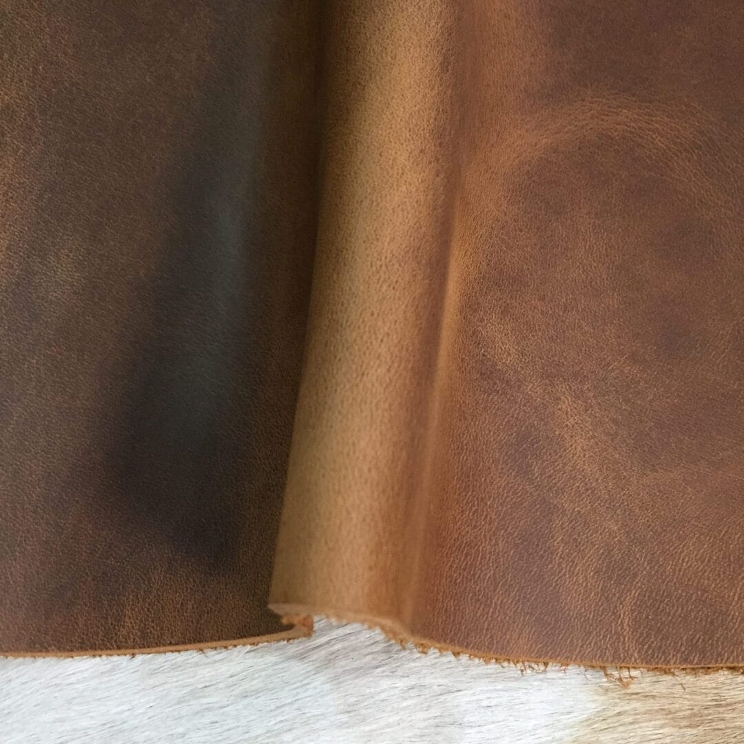 brown oil waxed cow leather avetcoinc@