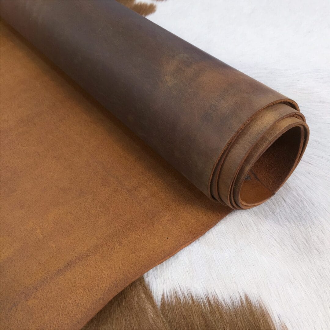 tobacco brown crazy full veg oil wax cow leather avetcoinc@