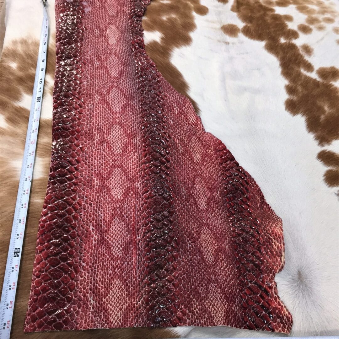 Python Embossed Cow Leather (10)