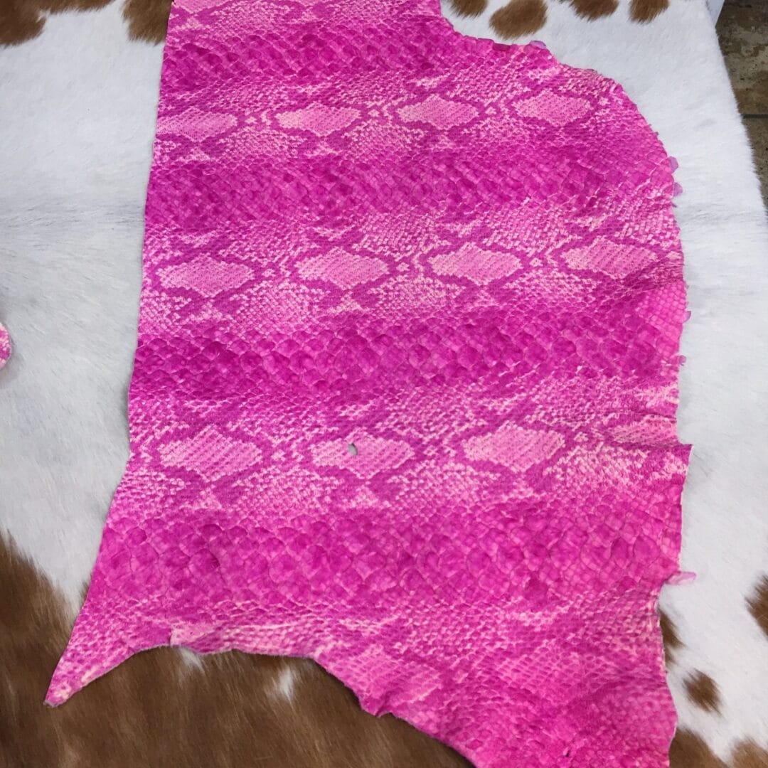 Python Embossed Cow Leather (2)