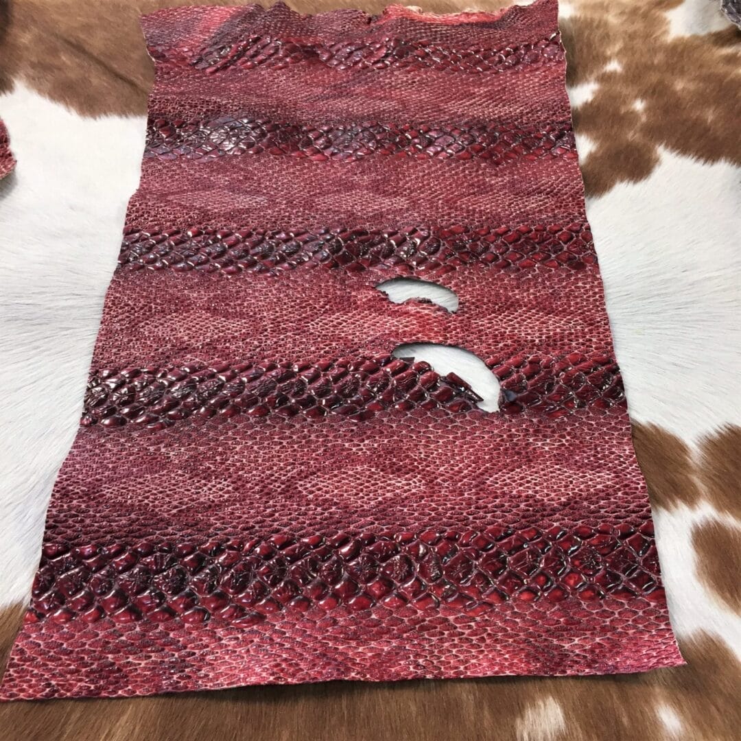 Python Embossed Cow Leather (3)