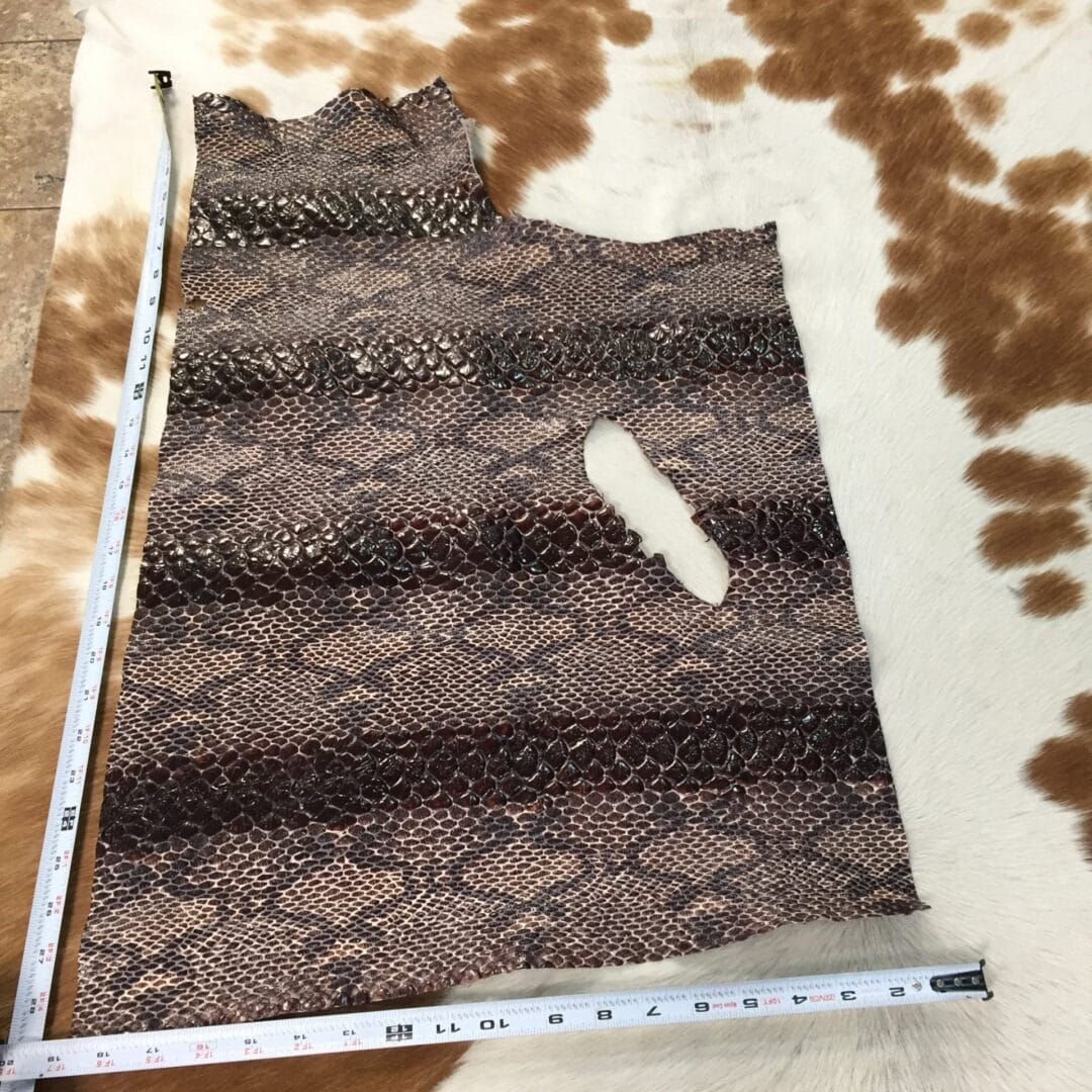 Python Embossed Cow Leather (5)