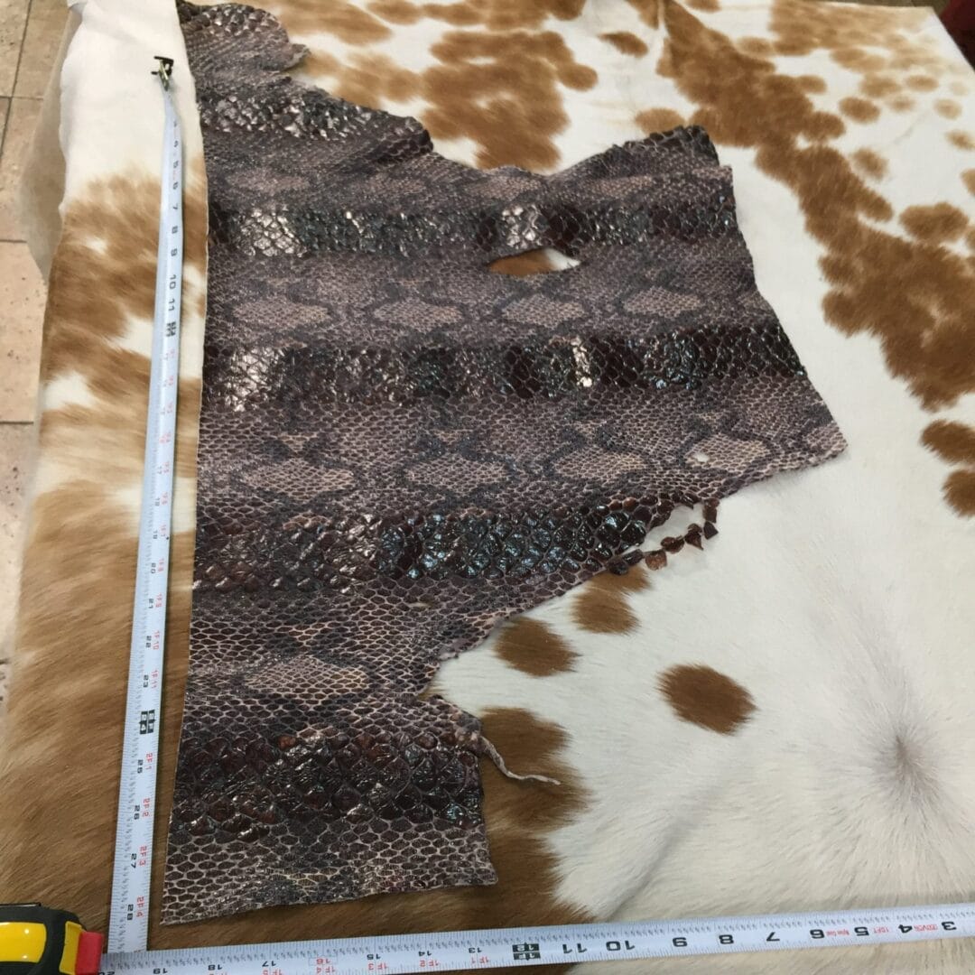 Python Embossed Cow Leather (7)