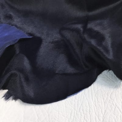 Short Hair Cavallino Calfskin Medieval Blue
