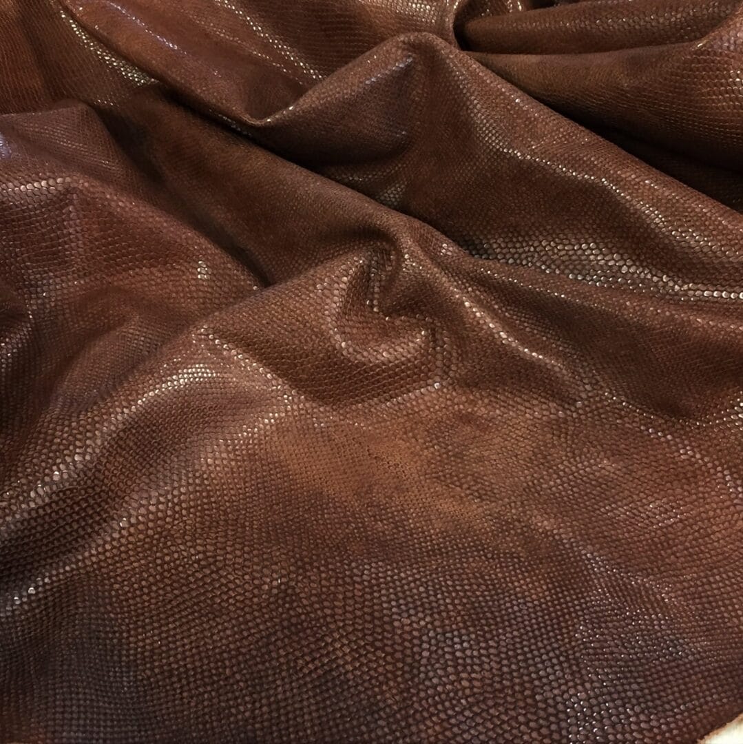 cow leather brown snake embossed avetcoinc@