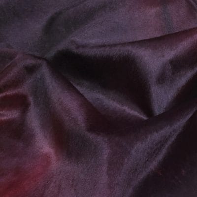 Short Hair Cavallino Calfskin Burgundy
