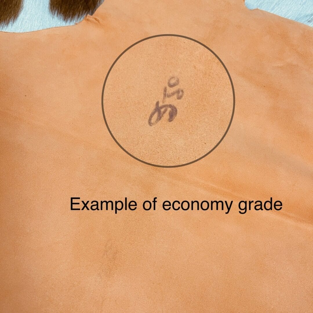 This Economy Goat Suede Leather is a soft and luxurious material that adds a chic touch to any style. It's perfect for creating accessories, handbags, shoes, belts, and apparel. The leather weighs 3oz and has a thickness of 1.0-1.2mm, with an average hide size of 2-3sq ft. The leather has a medium soft temper and was tanned using chrome. It may have some blemishes or holes, but it's still a high-quality manufacturing grade B leather. Originating from Italy, this suede leather is irresistible to the touch.