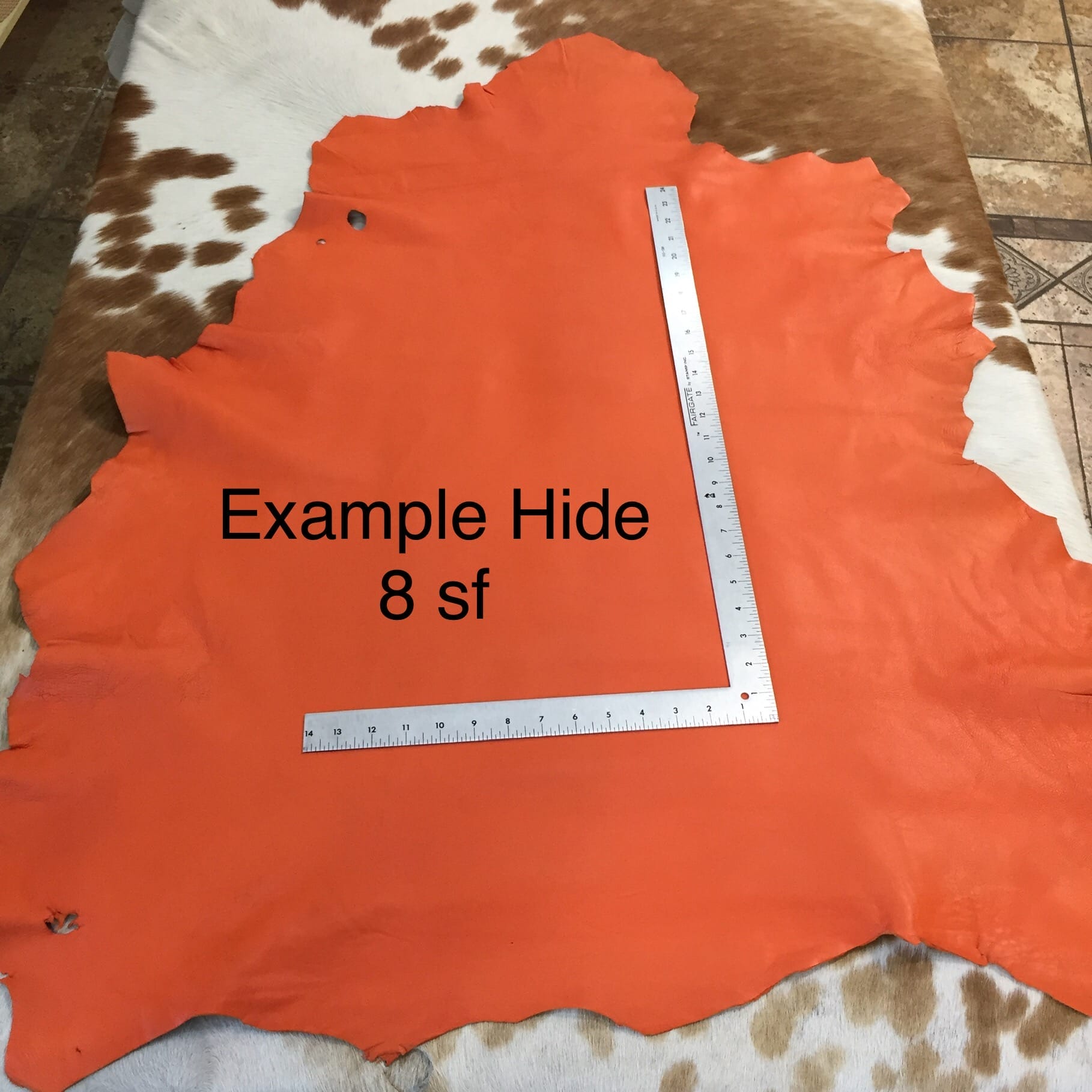 Orange Lambskin