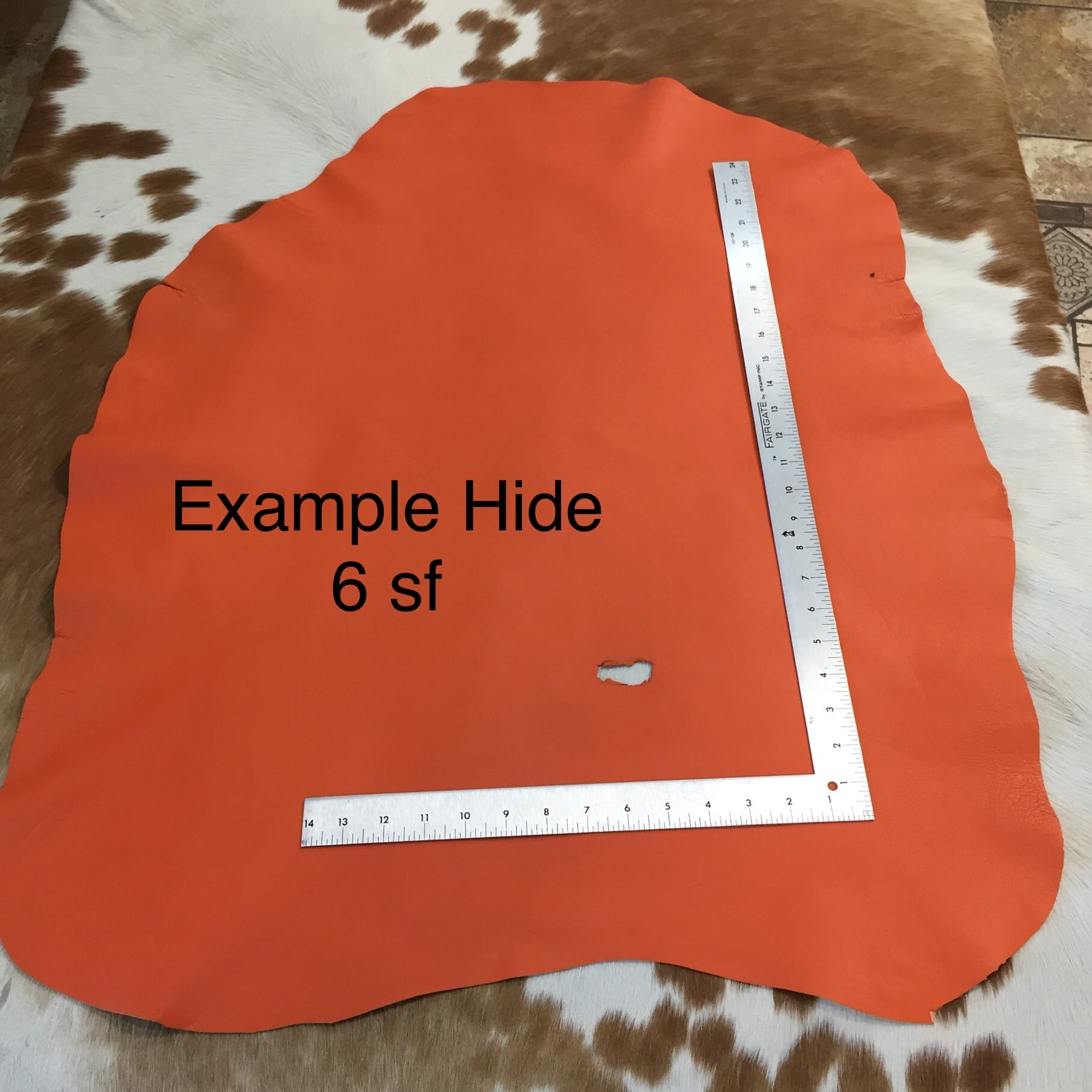 Orange Lambskin