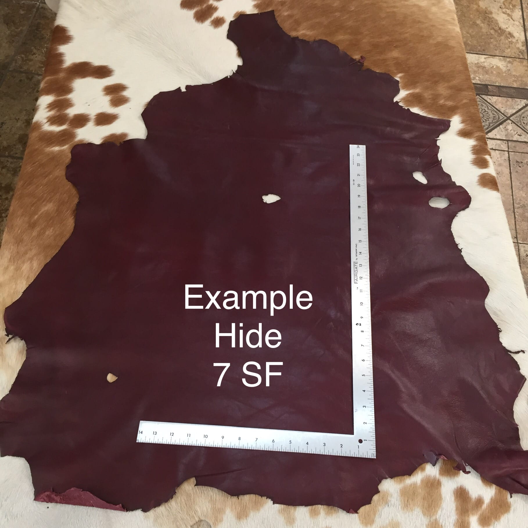 Avetco Inc Economy Lambskin Burgundy (2)
