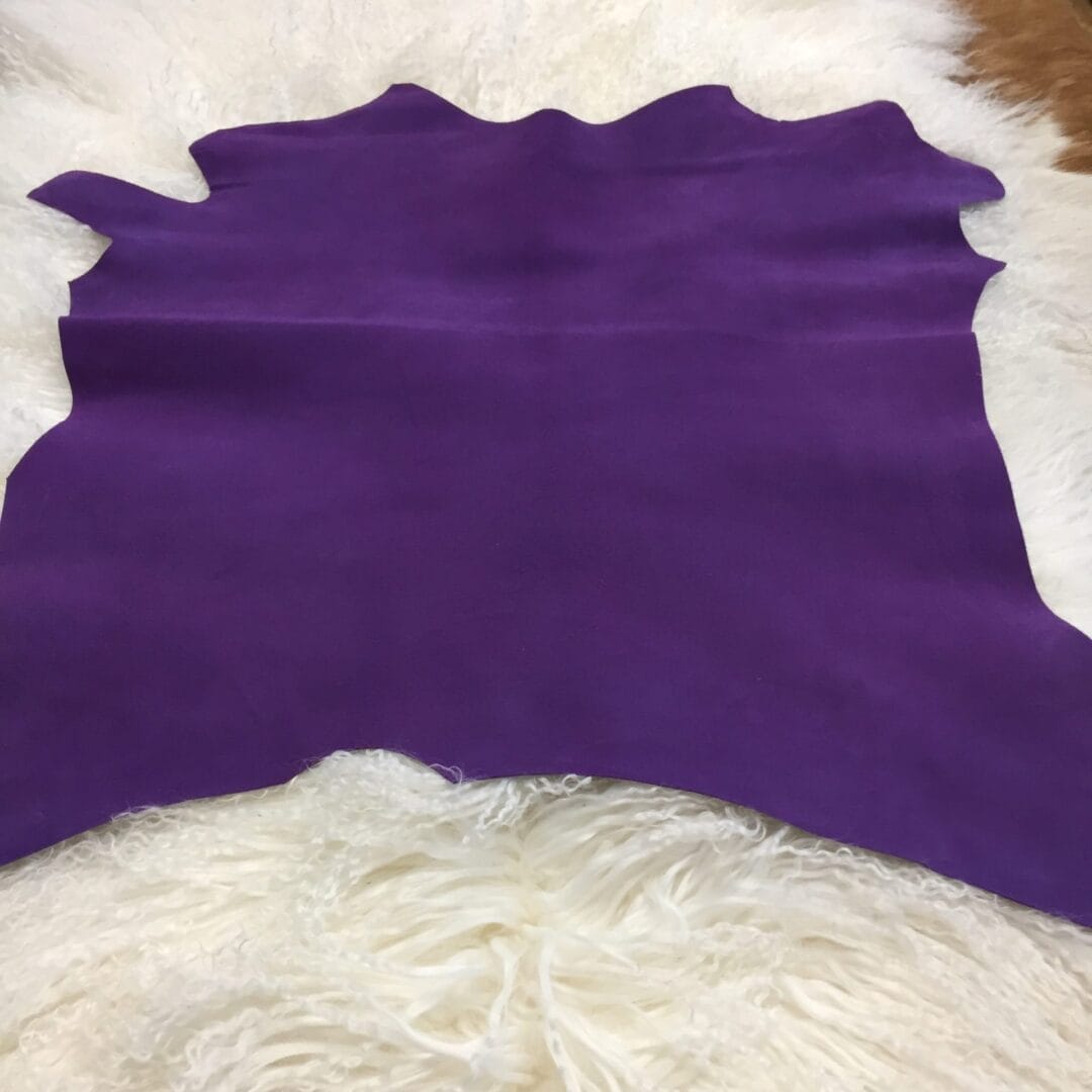 dark purple goatskin suede leather avetcoinc@