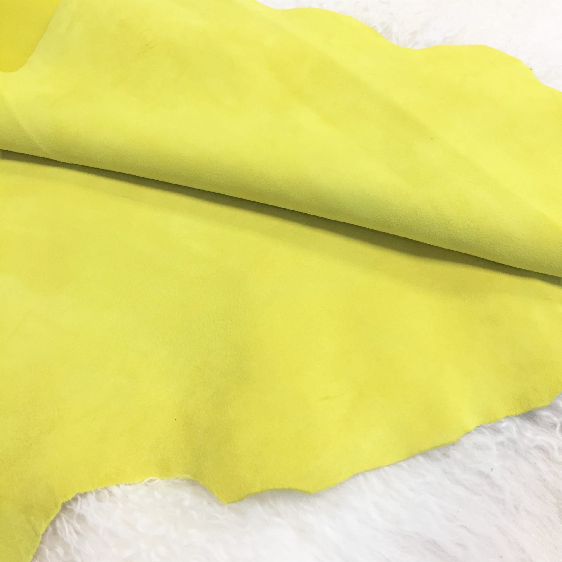 goat suede  Yellow