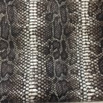 This Glazer Lambskin Article is a beautiful snakeskin printed hide with a combination of exotic colors and warm tones. The leather itself is slightly textured with a bit of a stretch making it useful for many different projects. This eye-catching leather has a unique, yet sophisticated look that possesses modern-day fashion.