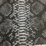 Rizzy Snake Lambskin avetcoinc@ (2) | Avetco Leather Hides and Eva Foam This Lambskin leather is a stunning hide printed with a captivating snakeskin pattern, featuring an alluring combination of exotic colors that sets it apart from other leathers. The leather has a slightly textured surface with a bit of stretch, making it highly versatile for various projects. This leather has a unique yet sophisticated appearance that complements modern fashion trends, making it a highly sought-after item in the fashion industry. It is highly versatile and perfect for creating a range of products such as apparel, wallets, accessories, handbags, shoes, and more. Its unique texture, pattern, and color combination make it an ideal choice for designers looking to create high-quality, fashionable products. This leather is made from high-quality Lambskin and features a unique snake print pattern that is highly desirable in the fashion industry. The leather is tanned using the Chrome tanning process, which gives it a unique texture and added durability. The average hide size is 7 square feet, making it perfect for creating a range of products, and the leather thickness ranges from 0.7 to 0.9 mm, giving it a soft and supple feel. The leather is sourced from Turkey, which is known for producing high-quality leathers that are sought after by designers around the world.