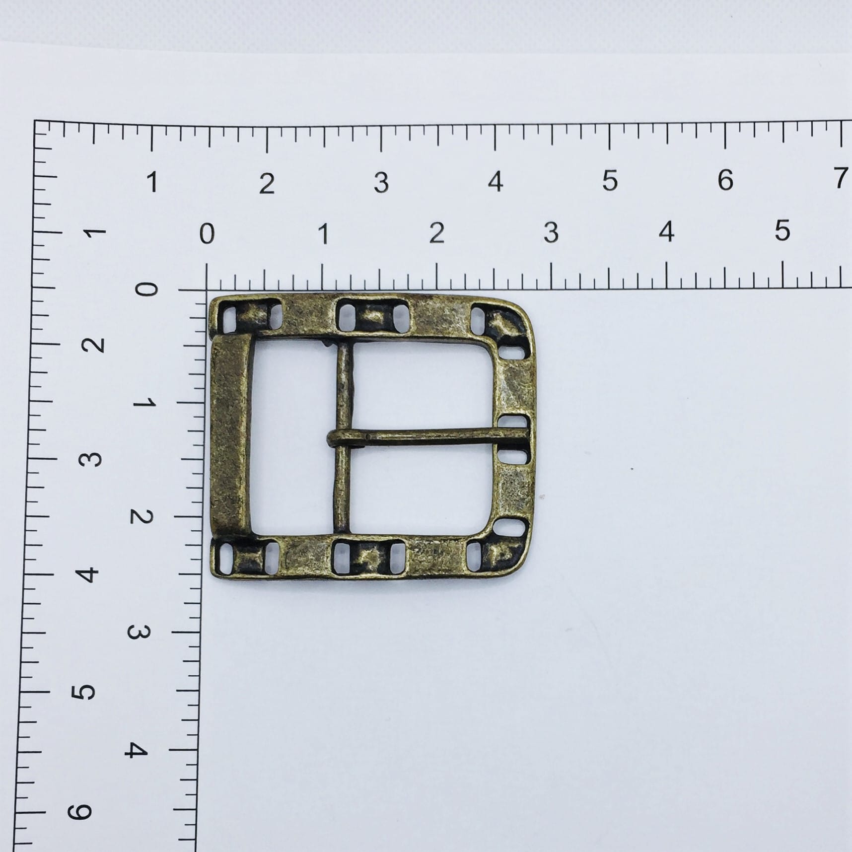Belt Buckle Brass 40mm 1.57inch HA2114 Avetcoinc@(1)