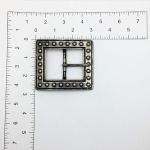 gothic square belt buckle