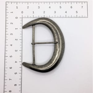 antique nickel belt buckle
