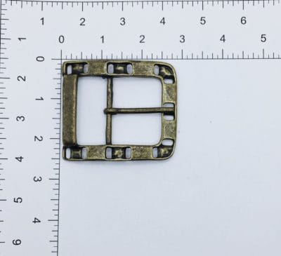 antique brass belt buckle