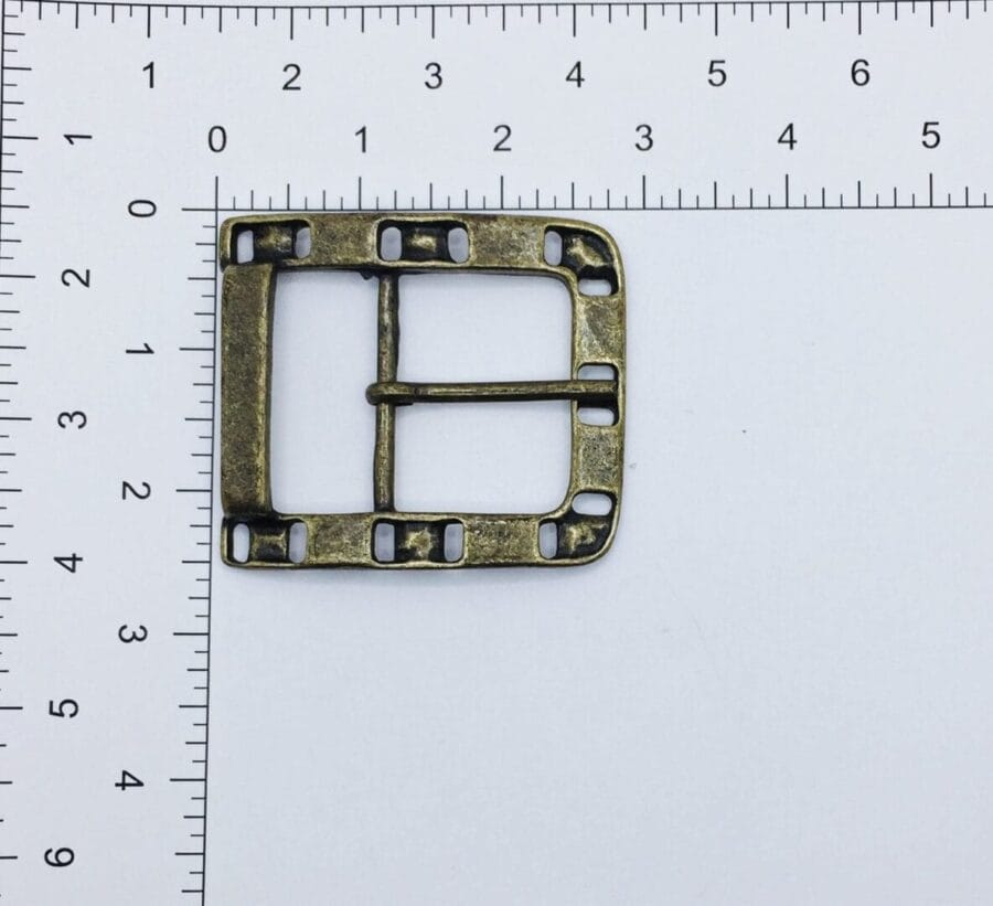 antique brass belt buckle