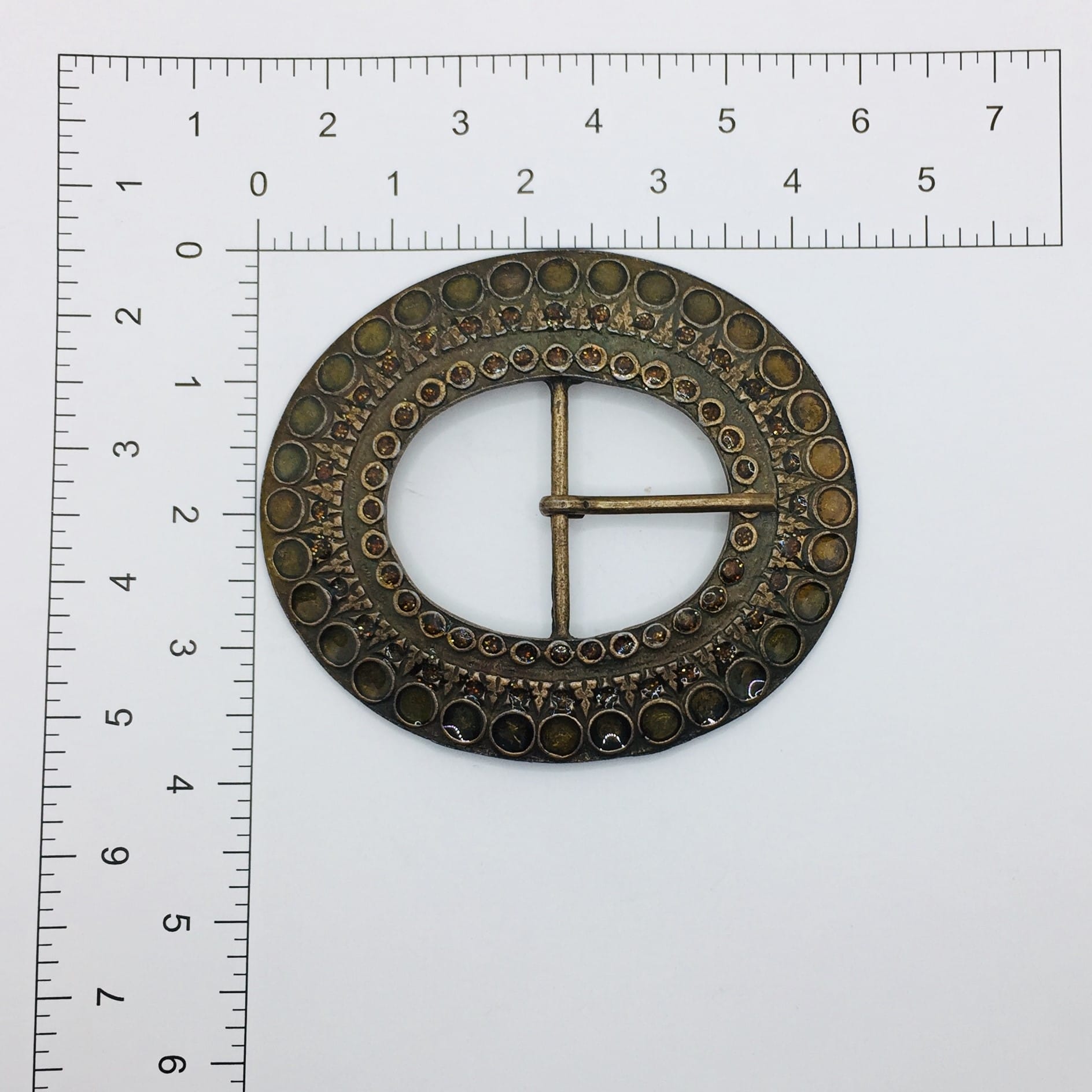 Belt Buckle Brass 45mm 1.77inch HA2120 Avetcoinc@