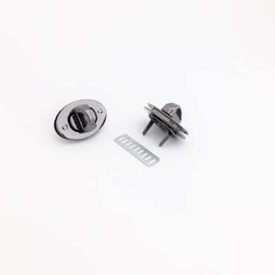 Oval Twist Handbag Lock Closure Y1094