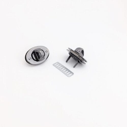 Oval Twist Handbag Lock Closure Y1094