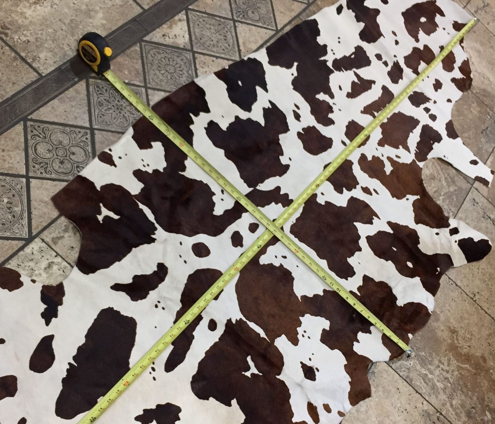 Cow Hair On Horse Print Chestnut