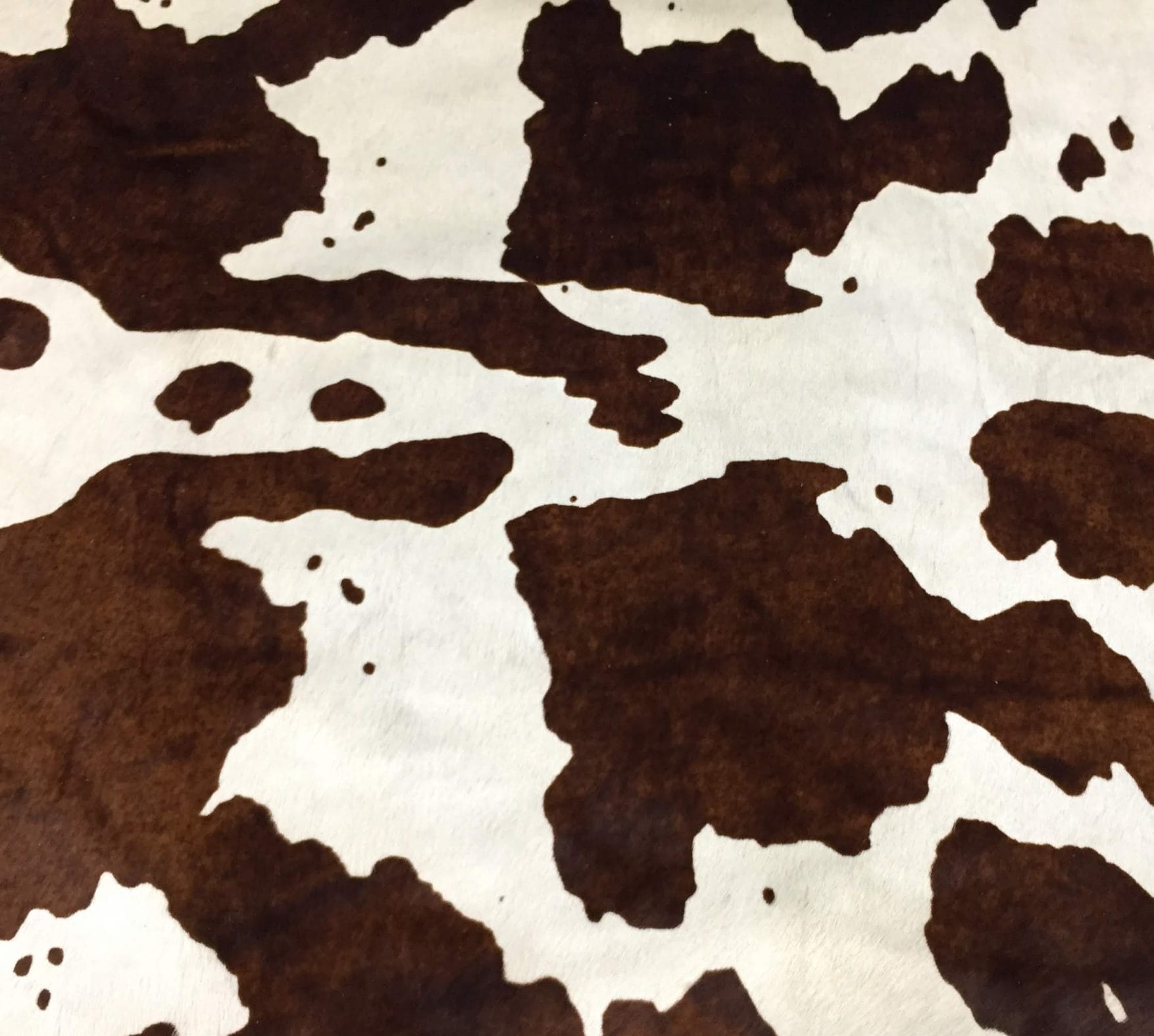 Cow Hair On Horse Print Chestnut