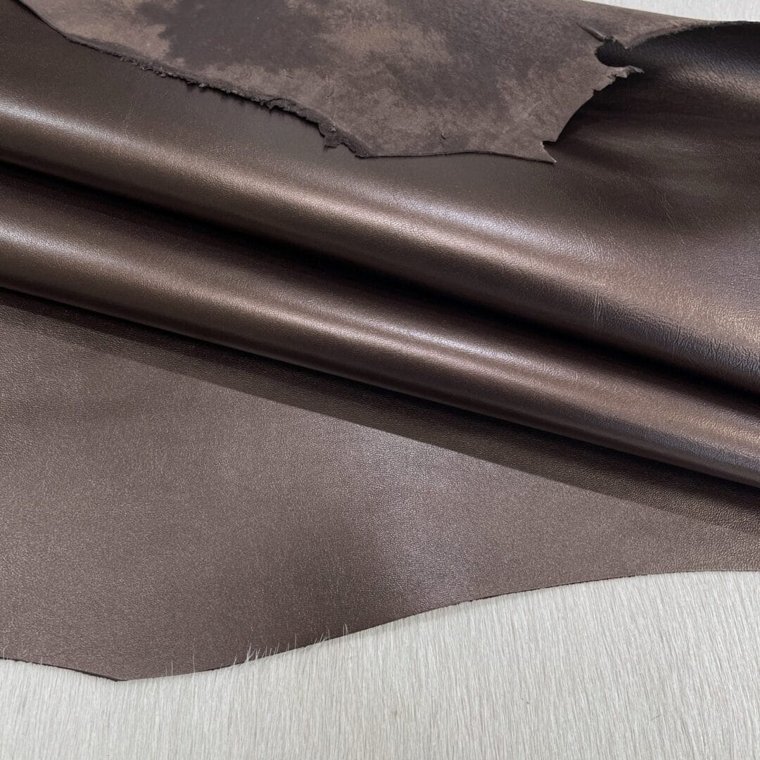 Chocolate Brown Lambskin 4