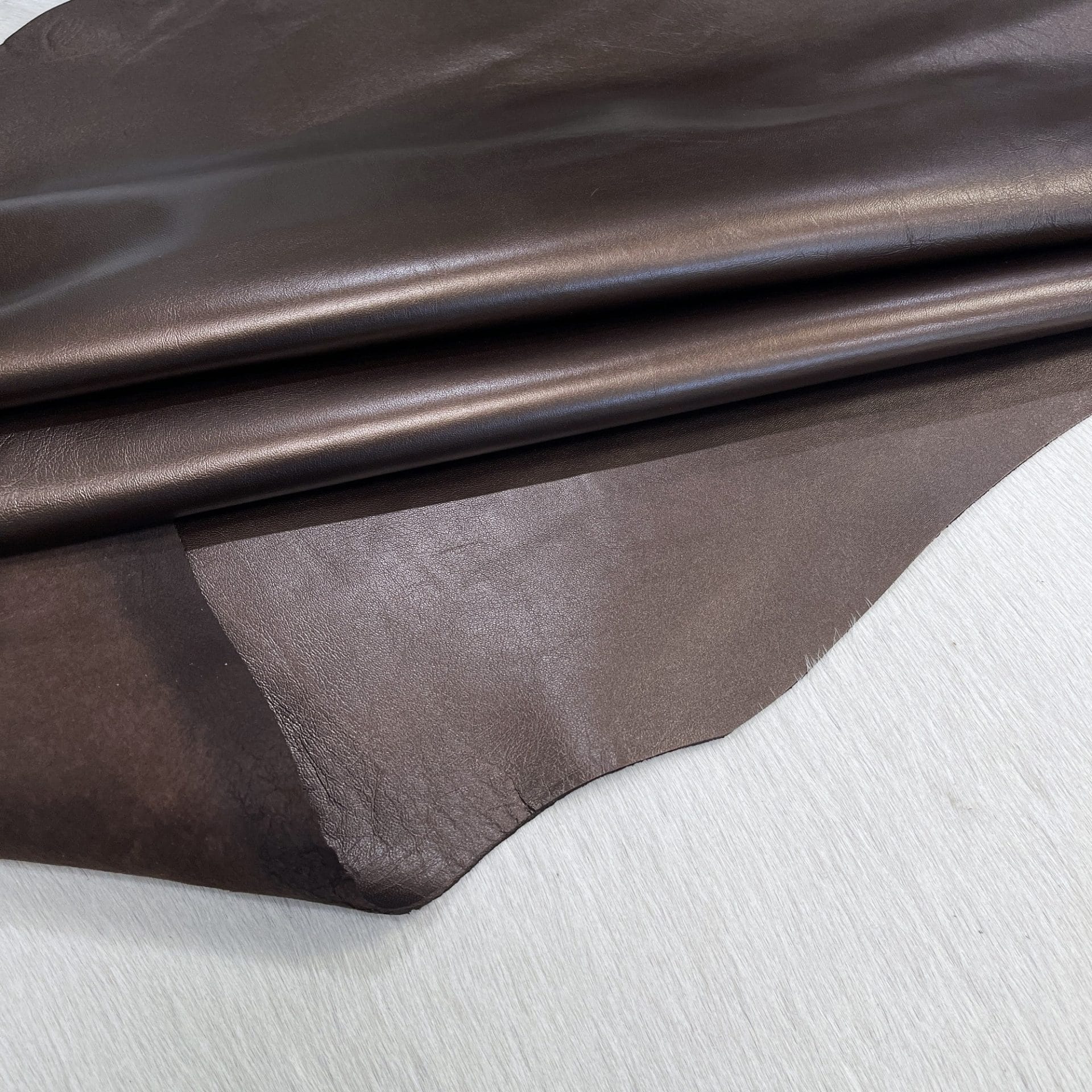 Chocolate Brown Lambskin 5