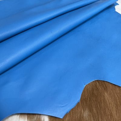 Economy Lambskin Nappa Leather 2 oz Aqua Blue